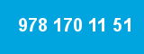 978 170 11 51 978 170 11 51